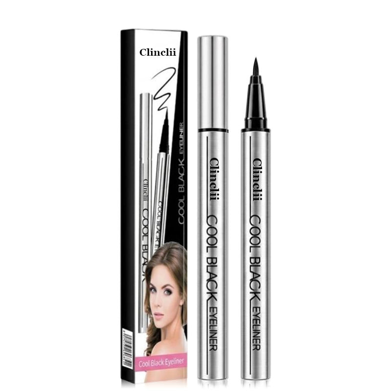 Clinclii eyeliner, long-lasting and waterproof, smudge-proof when rinsed.