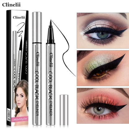Clinclii eyeliner, long-lasting and waterproof, smudge-proof when rinsed.